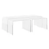 Aria Waterfall Nesting Coffee Table -Furniture Store AcrylicWaterfallNestingCoffeeTable.01