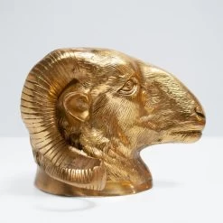 Brass Rams Head -Furniture Store Brass 20Rams 20Head.03