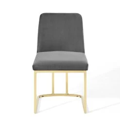 Camille Dining Chair In Grey Velvet 10 Camille Dining Chair In Grey Velvet -Furniture Store CamilleDiningChairinGreyVelvet.04