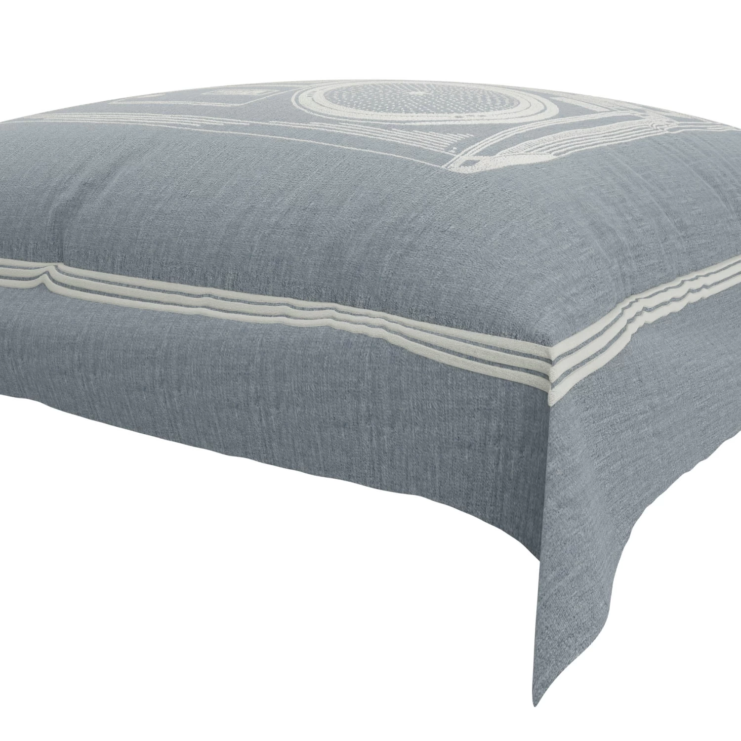 Chambray Boombox Pillow Cover 7 Chambray Boombox Pillow Cover - Image 5