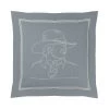Chambray Cowboy Pillow Cover -Furniture Store ChambrayCowboyPillowCover.01