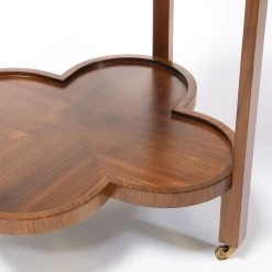 Clover Bar Cart In Walnut Veneer -Furniture Store CloverBarCartinWalnutVeneer.05