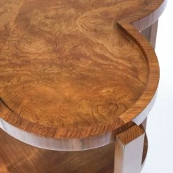 Clover Bar Cart In Walnut Veneer -Furniture Store CloverBarCartinWalnutVeneer.06