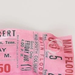 Rock ‘N Roll Stub - 1966 9 Rock ‘N Roll Stub - 1966 -Furniture Store ConcertTicket TheBeatlesPink.04