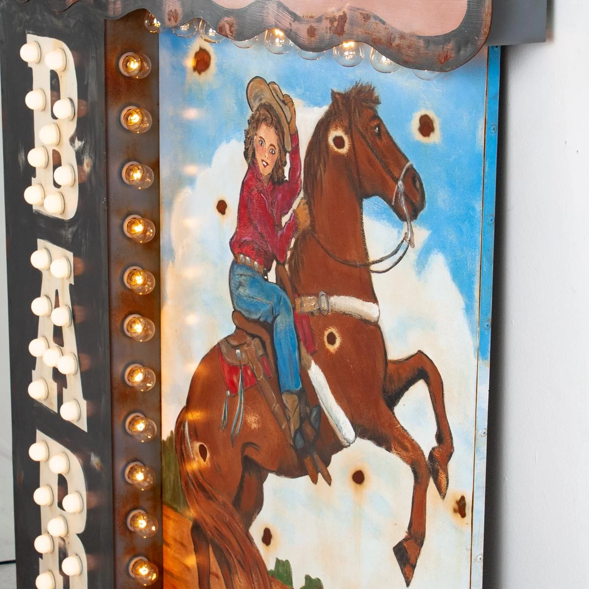 Cowgirl Bar Sign 4 Cowgirl Bar Sign - Image 2