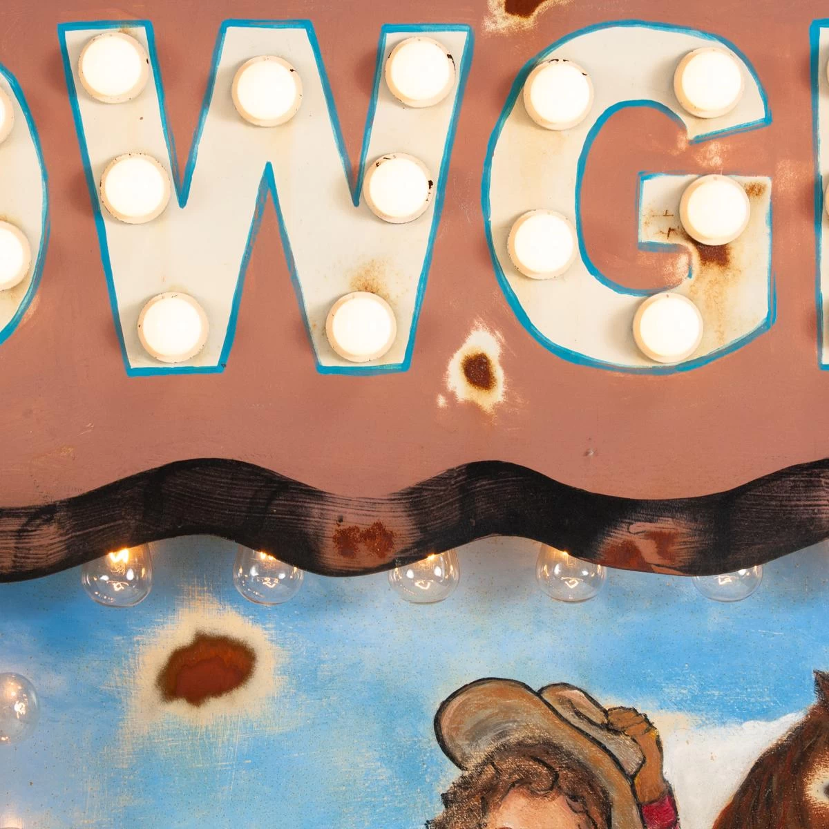 Cowgirl Bar Sign 7 Cowgirl Bar Sign - Image 5