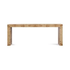 Custom Savannah Console Table 31 Custom Savannah Console Table -Furniture Store CustomSavannahBurlConsoleTable.GoldenPecanMappaBurl.02