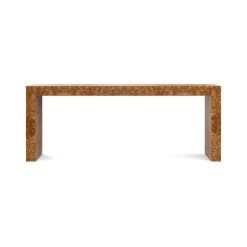 Custom Savannah Console Table 36 Custom Savannah Console Table -Furniture Store CustomSavannahBurlConsoleTable.GoldenPecanOliveAsh.02