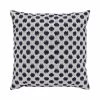 Dobby Navy Dot Linen Pillow -Furniture Store DobbyNavyDotLinenPillow.01
