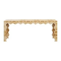 Custom Elizalde Console Table 21 Custom Elizalde Console Table -Furniture Store ElizaldeConsoleTable.GoldenPecanMappaBurl.01