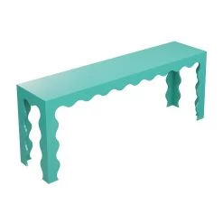 Custom Elizalde Console Table 19 Custom Elizalde Console Table -Furniture Store ElizaldeConsoleTable.SpringGreenLacquer.03