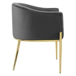 Elle Dining Chair In Grey Velvet 9 Elle Dining Chair In Grey Velvet -Furniture Store ElleDiningChairInGreyVelvet.02