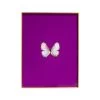 Framed Butterfly Print In Magenta -Furniture Store Framed 20Butterfly 20Print 20In 20Magenta.01