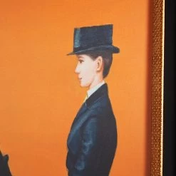 Framed Equestrian Artwork On Silk Cloth - Orange 9 Framed Equestrian Artwork On Silk Cloth - Orange -Furniture Store Framed 20Equestrian 20Artwork 20on 20Silk 20Cloth 20 20Orange.03