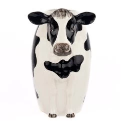 Friesian Cow Flower Vase