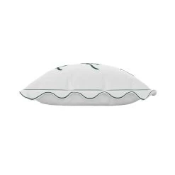 Fuck It Large Scallop Pillow Cover - Emerald -Furniture Store FuckItPillowCover Emerald.03