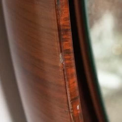 Pointed Oval Mirror With Wood Back - Global Views Second -Furniture Store GV 4PointedOvalMirrorwithWoodBack.04