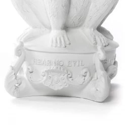 Giant Burlesque 3 Monkeys Candelabra - White By Seletti 19 Giant Burlesque 3 Monkeys Candelabra - White By Seletti -Furniture Store GiantBurlesque3MonkeysCandelabra WhitebySeletti.08