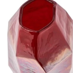 Graphic Luster Red Vase - M -Furniture Store GraphicLusterRedVase M.04