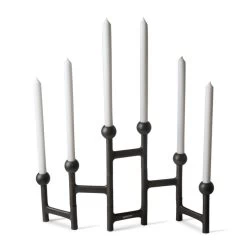 Graphite Folding Candle Holder - M -Furniture Store GraphiteFoldingCandleHolder M.02