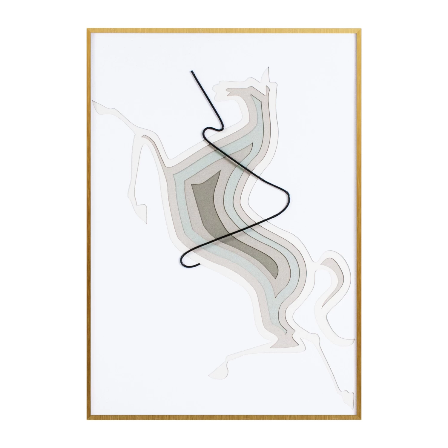 Grey Horse - Left Facing 3 Grey Horse - Left Facing