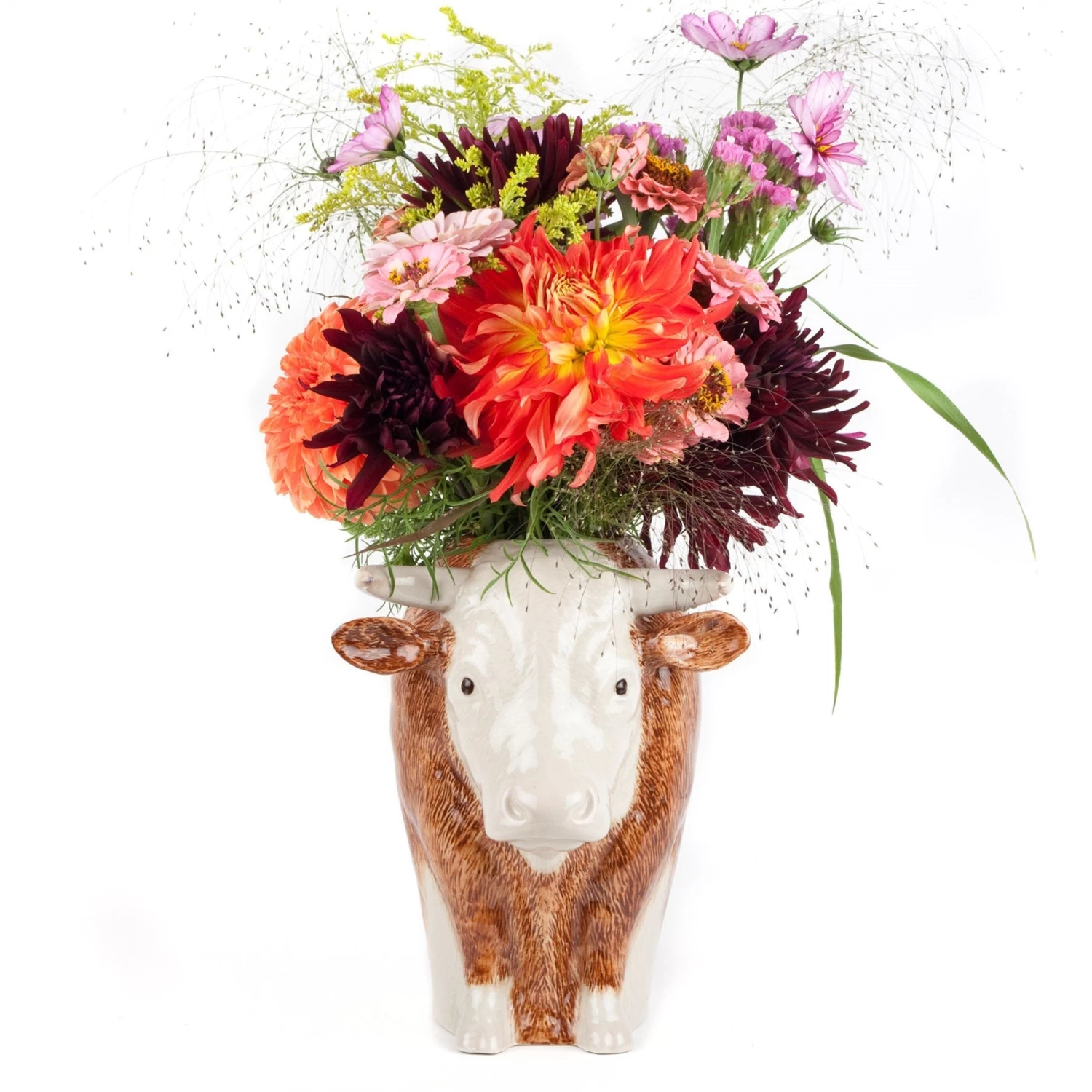 Hereford Bull Flower Vase 4 Hereford Bull Flower Vase - Image 2