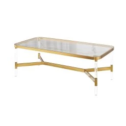 I'm Yours Coffee Table -Furniture Store I mYoursAcrylic BrassCoffeeTable.03