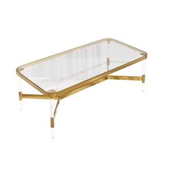 I'm Yours Coffee Table -Furniture Store I mYoursAcrylic BrassCoffeeTable.04