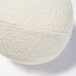 Ivory Boucle Round Pillow 9 Ivory Boucle Round Pillow -Furniture Store IvoryBoucleRoundPillow.04