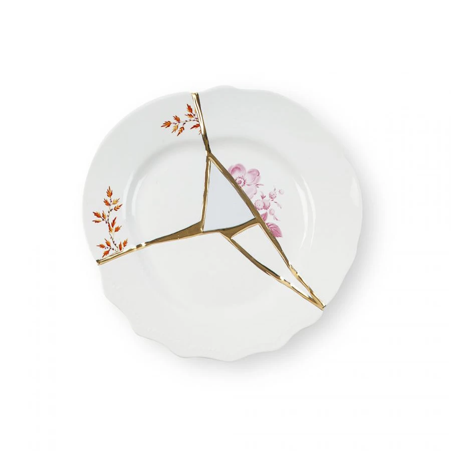 Kintsugi Dessert Plate - N’1" 3 Kintsugi Dessert Plate - N’1"