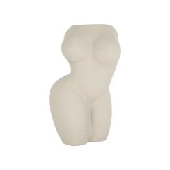 Lady Polyresin Pot - Ivory