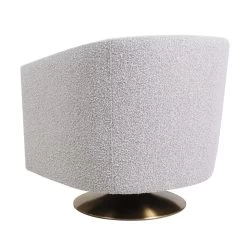 Lost & Found Swivel Chair In Heather Grey Boucle 8 Lost & Found Swivel Chair In Heather Grey Boucle -Furniture Store Lost FoundSwivelChairinGreyBoucle.02