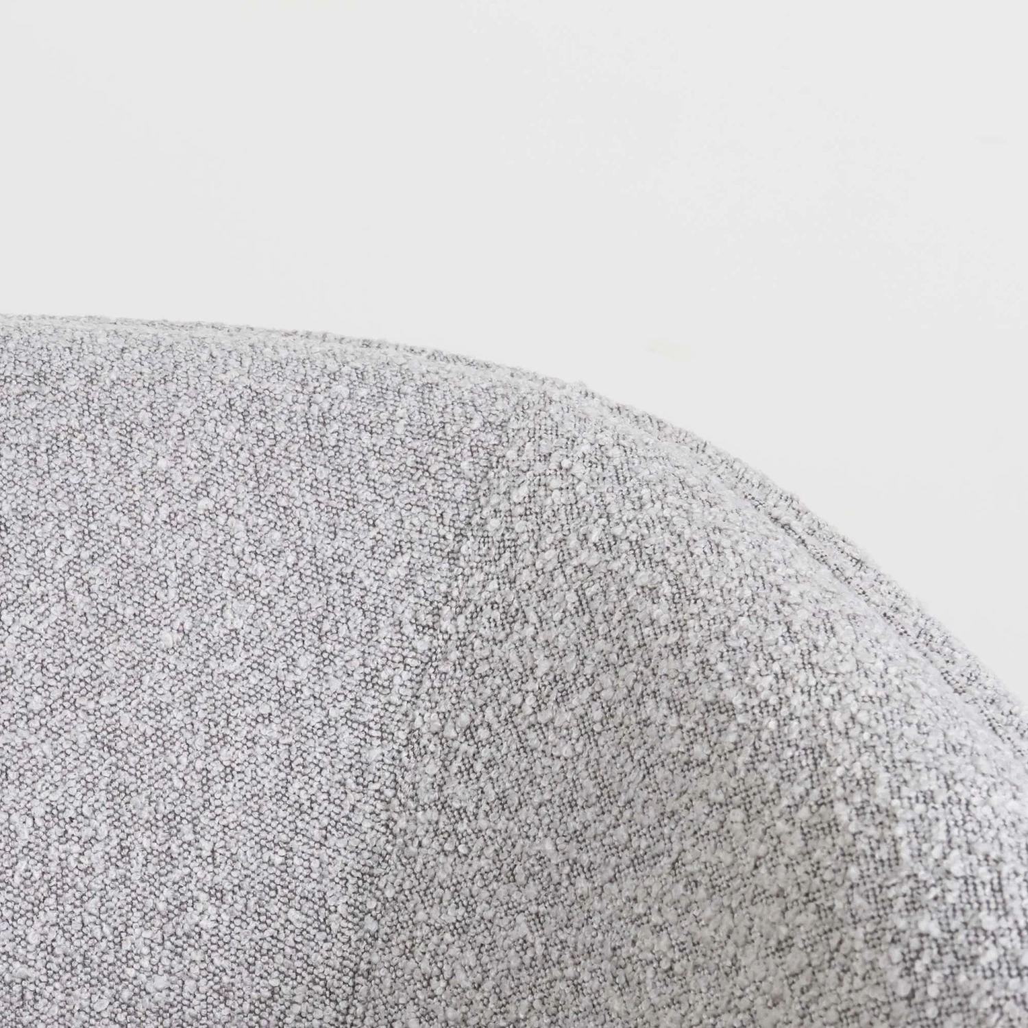 Lost & Found Swivel Chair In Heather Grey Boucle 6 Lost & Found Swivel Chair In Heather Grey Boucle - Image 4