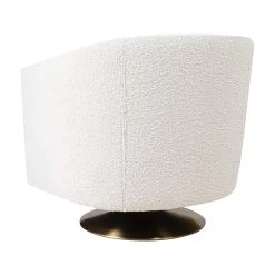 Lost & Found Swivel Chair In Ivory Boucle 10 Lost & Found Swivel Chair In Ivory Boucle -Furniture Store Lost FoundSwivelChairinIvoryBoucle.02