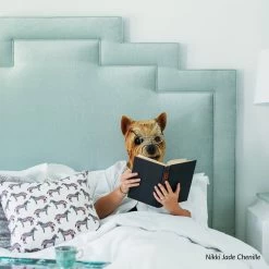 Custom MH Bed 31 Custom MH Bed -Furniture Store MH Bed in Nikki Jade Chenille.04