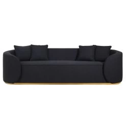 Martita Sofa In Black Tweed
