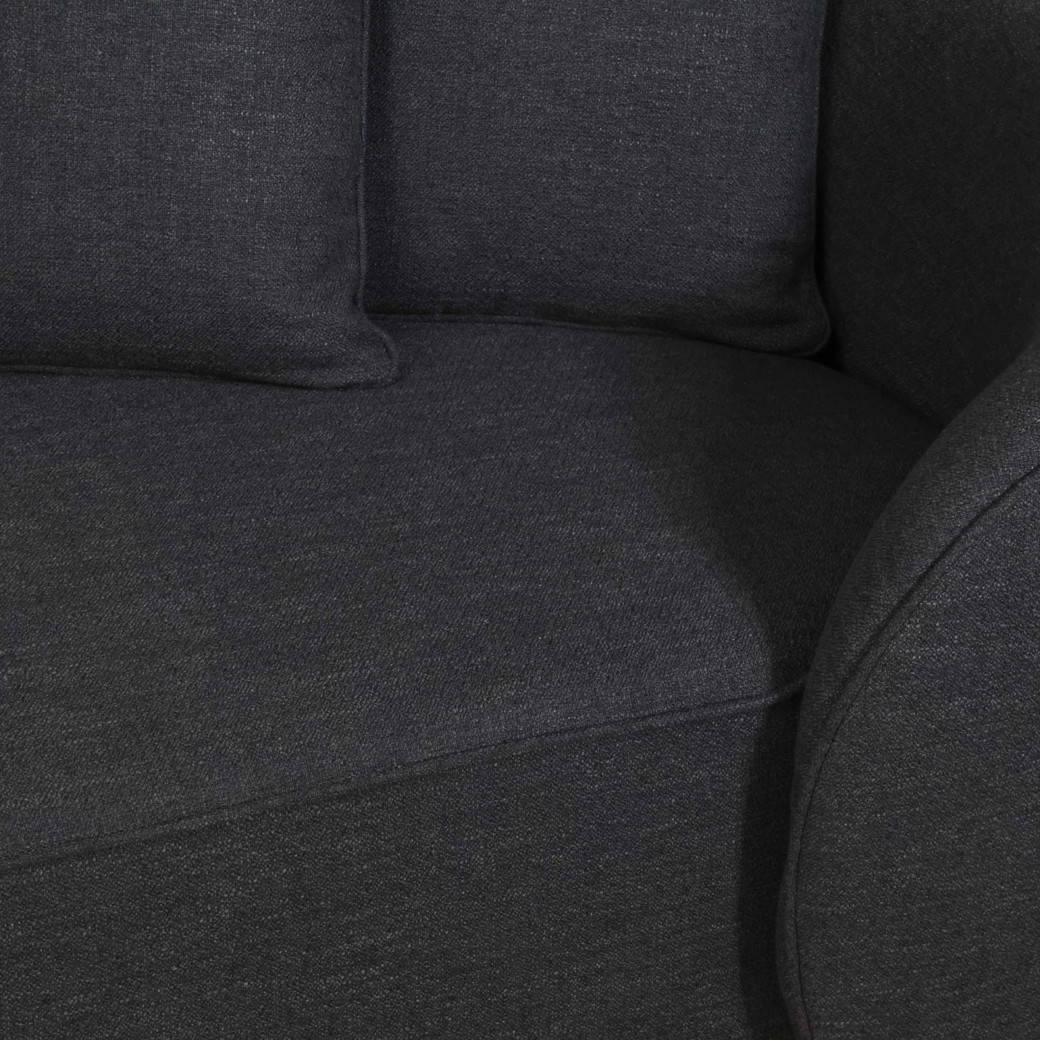Martita Sofa In Black Tweed 9 Martita Sofa In Black Tweed - Image 7