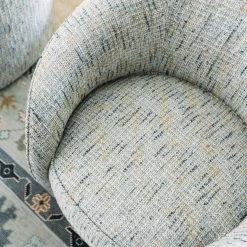 Martita Swivel Chair In Cameo Blue -Furniture Store MartitaSwivelChairInCameoBlue.08