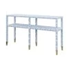 Custom Mary Carmen Console Table 1 Custom Mary Carmen Console Table -Furniture Store Mary Carmen Console in Lolita Grasscloth