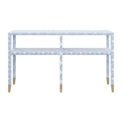 Custom Mary Carmen Console Table 9 Custom Mary Carmen Console Table -Furniture Store Mary Carmen Console in Lolita Grasscloth2