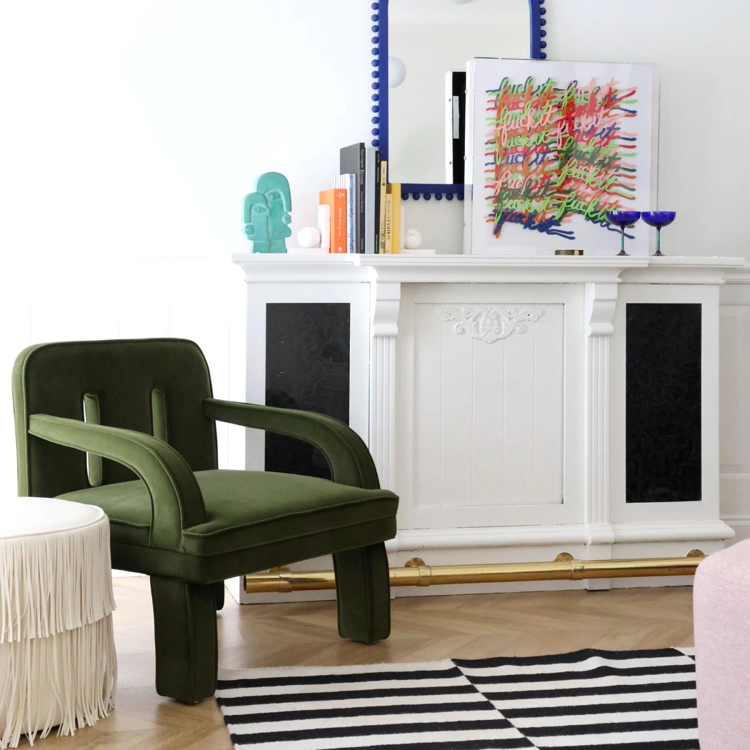 Mason Accent Chair In Green Velvet 5 Mason Accent Chair In Green Velvet - Image 3