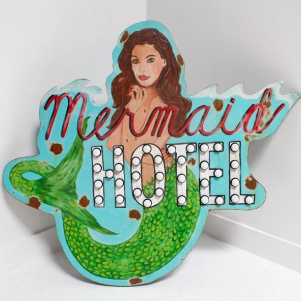 Mermaid Hotel Sign 6 Mermaid Hotel Sign - Image 4