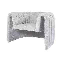 Miles Chair In Grey Boucle