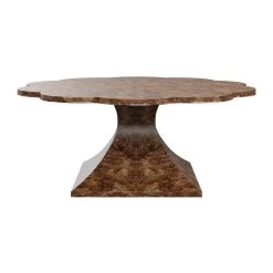 Custom Mirabell Dining Table -Furniture Store MirabellDiningTableinProvincialMappaBurl.01