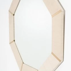 Montreal Mirror In Henry Grasscloth - Brass -Furniture Store Montreal 20Mirror 20in 20Henry 20Grasscloth 20 20Brass.04