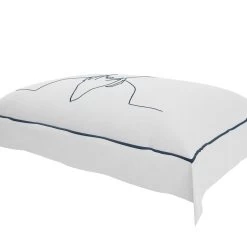 Navy Cowboy Boudoir Pillow Cover -Furniture Store NavyCowboyBoudoirPillowCover.04