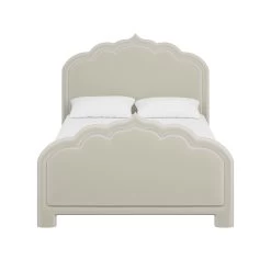 Custom Novi Bed 26 Custom Novi Bed -Furniture Store NoviBedinDaliIvoryVelvet.01