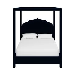 Custom Novi Canopy Bed 24 Custom Novi Canopy Bed -Furniture Store NoviCanopyBedinAdelaNavyVelvet.01 d3d8993d e8c8 40d8 95a8 4f4909a5294d