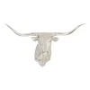 Bullie The Silver Longhorn -Furniture Store PH83141LonghornSilverLeaf.01