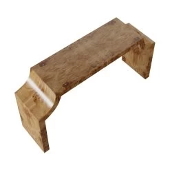 Custom Pasha Console Table 23 Custom Pasha Console Table -Furniture Store PashaConsoleTableinBurl.GoldenPecanMappaBurl.03